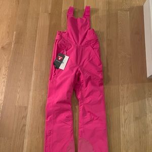NWT Petite Pink Halfdays Carson Bib pants!!
